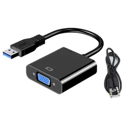 Adapter USB-C do VGA lub USB 3.1 Type C do konwertera VGA kompatybilny z MacBook Pro