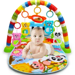 Baby Toy Baby Music Rack Play Mat Kid Rug Puzzle Carpet Piano Keyboard Infant Playmat Early Education Crawling Game Toy For born Gifts 230919