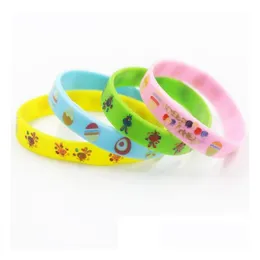Customizable Easter Sile Bracelet Mens Womens Fashion Wristband Elastic Party Gift Jewelry For Kids Adt Egg Drop Delivery Dh3Z2