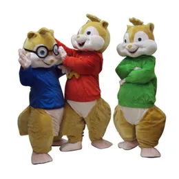 2018 direto da fábrica Alvin e os Esquilos Mascot Costume Alvin Mascot Costume 2467
