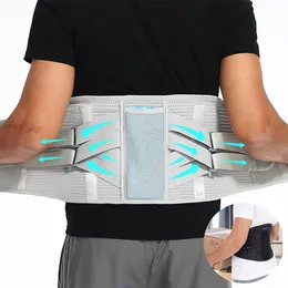 Diğer Spor Malzemeleri Back Brace Lomber Spor Güvenliği Nefes Alabası Bel Destek Kemeri Bel Ağrısı Acı Çıkarma Scoliosis Fıtıklaşmış Disk Siyatik 230919