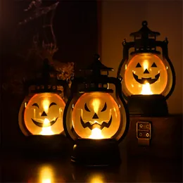 Other Event Party Supplies Halloween Small Night Light Portable Pumpkin Lamp Electronic Candle with Battery LED Christmas Ornaments Home Decorations 230919