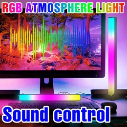 LED -strängar Party LED Pickup Light USB Atmosphere Lamp App Control Musik Rhythm BULB RGB 5V Holiday Lighting Strip Night Light for Wedding Party HKD230919