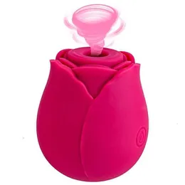 Adult Massager Rose for Woman Vibrator Pleasure Clit Sucker Sensory s Clitoral Stimulator with 10 Vibrating Fo