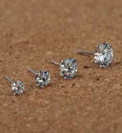 100 pcs earrings for men and women fashion jewelry cheap stud earring 925 sterling silver new3476178