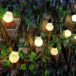 Stringhe LED Party LED String Lights Ghirlanda di Natale Lampione Capodanno G50 Lampadina String Lights Festa Vacanza Matrimonio Decorazione del giardino All'aperto HKD230920