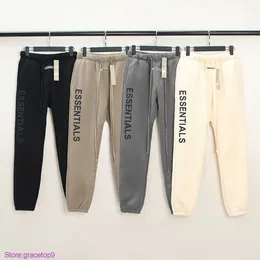 Fashion Designer 2023 Men's Pants American High Street Brand Essentia Season 7 Double Thread Glued Fears Big Letter for Men 77gq