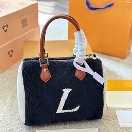 Luis vuittsons projektant lvse kobiety louiseviutionbag crossbody francuska torba lambhair odpinana marka pasek na ramię dwa tonowe torba litera kwiat wzór mes mes