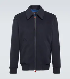 Män jackor casual kiton ull och kashmir blouson jacka hösten vinter kappa långärmad yttre kläder nya stil mens toppar sidoslitsfickor