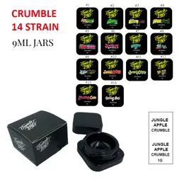 Jungle boys Containers Crumble 9ML glass jar with box packaging