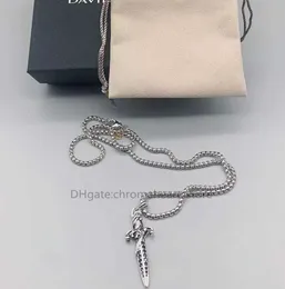 Dagger tennis chain Neo-Gothic short Necklaces Trend Retail 2024 Wholesale necklace For Men Women designers sword Pendant Necklace dainty Punk Jewelry