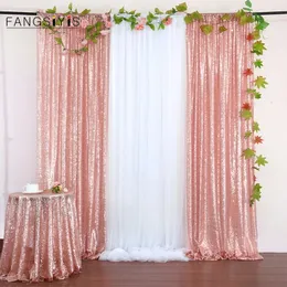 ستارة 2pcs 2x8ft النسيج ترتر الخلفية الستار بوث بوث الخلفية الزفاف forchristmasparty ديكور pography الخلفية 230919