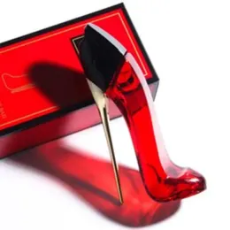 Рождественский подарок одеколоны женские Аромат парфюмерия для девочек 80 мл Великолепное золото Фантастический розовый Коллекционное издание черные красные каблуки Аромат длительный последний