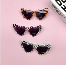 Moda Leopard Cute Children Boy Girl Occhiali da sole Vintage Kids Cat eye Occhiali da sole a forma di occhio di protezione UV400 Beach