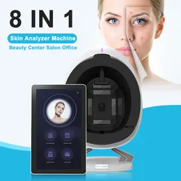 Salon Basic Tool Skin Analys Equipment 3D Digital Magic Mirror Face Skin Scanner Skin Analysator Ansiktsmaskin AI Smart Facial Scanner Machine