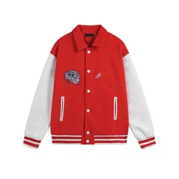 nieuwe mode honkbaljas uniform mode jas bomber enkele rij knopen warme jassen koppels dames heren varsity jassen heren designerkleding top