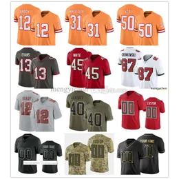 Men Football Jerseys 70 Robert Hainsey 67 Luke Goedeke 41 Ko Kieft 90 Logan Hall 7 Shaquil Barrett 35 Jamel Dean 24 Carlton Davis III 23 Ryan Neal 4 Chase McLaughlin