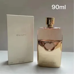 The latest luxury design Cologne Women's perfume Men's 90ml gold black bottle The highest version of perfume spray Classic style Lasting Time Clipper