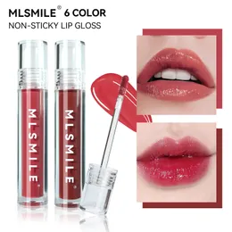 Lip Gloss Hidratante Espelho Aguado Geléia Batom Líquido Duradouro Cosméticos Beleza Maquiagem Charmoso Nu Cores Vermelhas