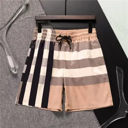 Plaid Swim Shorts Mens Summer Fashion Beach Pants Designers Board Short Mesh Sportswear Quick Drying SwimWear Printing Man S Cloth260t