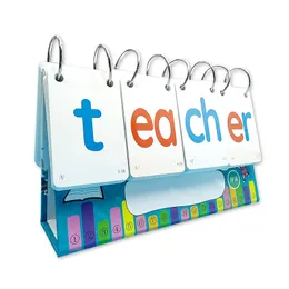 Inteligence Toys English Fonics Card Card Kalendarz naucz się słowo samogłoska spółgłoska pisowni alfabet nauczania pomocy nauczania 230919