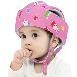 Czapki kapelusze dziecięce maluch hełm bezpieczeństwa hełm headguard hat bawełna niemowlę dzieci dzieciak 6-60 miesięcy chodzenia dzieci na chłopcy lato 230919