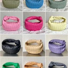 Bottegass Handbag Mini Jodie Second-generation Knotted and Woven Dumpling Buns with Sheepskin Carrying Bags in Over 30 Colors Venetass