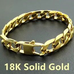 Bangle Men Bracelet 681012 مم 8 بوصات سوار السلسلة الشرير الهيب هوب سوار رجال المجوهرات الفولاذ المقاوم للصدأ هدية 230919