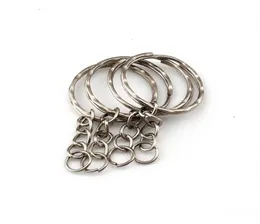 300pcs lots Antique Silver Alloy Keychain For Jewelry Making Car Key Ring DIY Accessories31628959830