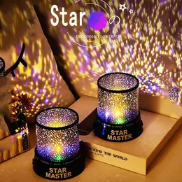 Toilet Paper Holders 1PC Dream rotating Pattern Starry Sky Light USB Romantic Bedside Atmosphere Bedroom creative Children's gift projection li 230919