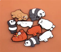 Cartoon Original Shoe Charm Panda Polar bear Garden Shoe Accessories Buckle Decorations Kids Gift Xmas5473501