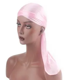 Fashion Unisex Silk Bandana Solid Color Pirate Wigs Caps Creative Outdoor Cycling Turban Headwear Hair Accessories Scarf DHL 5436683