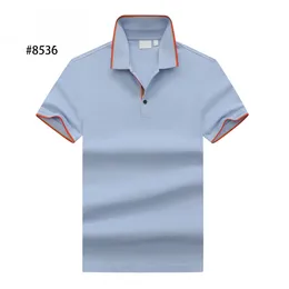 2023S New Men's Style Embroidery Summer Polo Mens Wear Summer Simmer Simeve Cotton Polo Fashion Bry