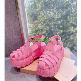 Slippers Women Shoes Platform Hollow Weave Cover Toe Comfort Casual Sandals Buckle Fastening Ankle Strap Pink White Black 35 39 230918