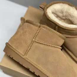 Designer Tasman Slipper Australia Fluffy Platform Tazz Slides Wool Shoes Winter Boot Sheepskin Fur Classic Brand Casual Women Outside Slider 35-44 No474