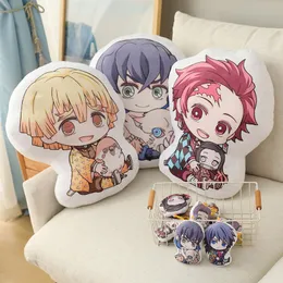 Plush Dolls Demon Slayer Plush Toy Pillow Kimetsu No Yaiba Kamado Tanjirou Tomioka Giyuu Agatsuma Zenitsu Douma Sabito Stuffed Dolls Gift 230918