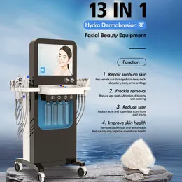 13 in 1 oxygen jet skin care and tightening machine microdermabrasion skin tender aqua peel machine aqua jet water machine