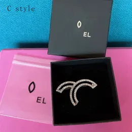 Women Men Letter Brooch with Stamp Box Special Design Letter Brooch Pin for Gift Party