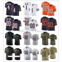 Men Football Jerseys 10 Chase Claypool 85 Cole Kmet 1 Justin Fields 4 Eddie Jackson 11 Darnell Mooney 24 Khalil Herbert 2 DJ Moore 9 Jaquan Brisker 49 Tremaine Edmunds