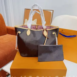 Evening Bags designer luxury shopping bag 2pcs set women's handbag with wallet leather fashion new2023 Luxury handbags