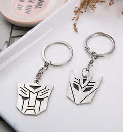 Çift Anahtar Yaratıcı Metal Transformers Çift Asma Yüzük hediyesi7301903