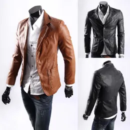 Men's Leather Faux Big Size Style men's leather jackets slim male outerwear clothing Coat M7XL 230919