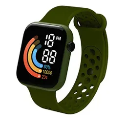Voor Xiaomi NIEUWE Smart Watch Mannen Vrouwen Smartwatch LED Klok Horloge Waterdicht Draadloos Opladen Siliconen Digitale Sport Horloge a290