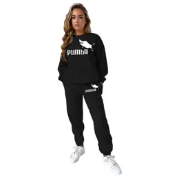 Conjuntos de designer para mulheres fatos de treino roupas esportivas senhoras queda plus size roupas duas peças calças conjunto jogging ternos sweatsuits 4xl 5xl