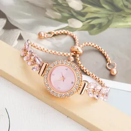 Wristwatches Cute Bracelet Watch Dresses For Woman 2024 Fashion Quartz Gift Selling Products Free Shiping