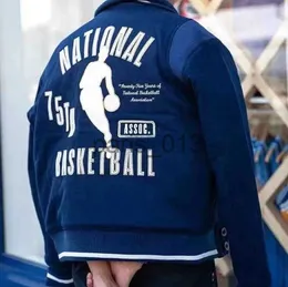 Herrenjacken National 75 Basketballjacken Langarm Herren Designerjacke Frühling Baseball Herrenmäntel x0920 x0921