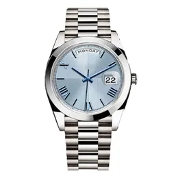 luxury watch 40MM relogio masculino mens watches montre luxe Top Brand watch daydate men bracelet vintage waterproof Stainless Steel Famous montres