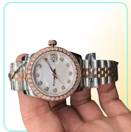 19 kleur dame horloge president diamant bezel shell gezicht vrouwen roestvrij horloges laagste dames automatische mechanische pols Gif4506456