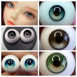 Corpos de bonecas peças olhos de boneca para 1/3 1/4 1/6 bjd boneca gesso globo ocular amarelo resistente alta transparente olho menina brinquedos diy vestir-se acessórios de boneca 230920