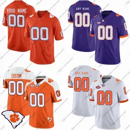 Custom College Clemson Tigers Football Jerseys Brannon Spector Troy Stellato Davian Sullivan Clay Swinney Will Taylor Antonio Williams Batt Four Sports Jerseys